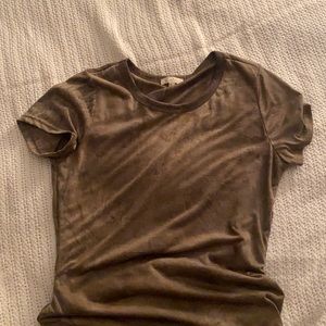 Acid Wash T Shirt Wrap Dress Basic